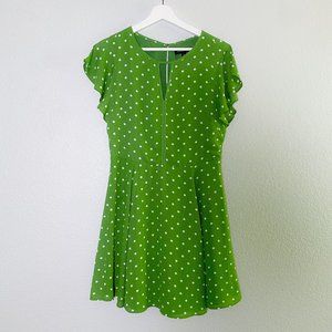 Banana Republic Polka Dot Fit & Flare Dress
